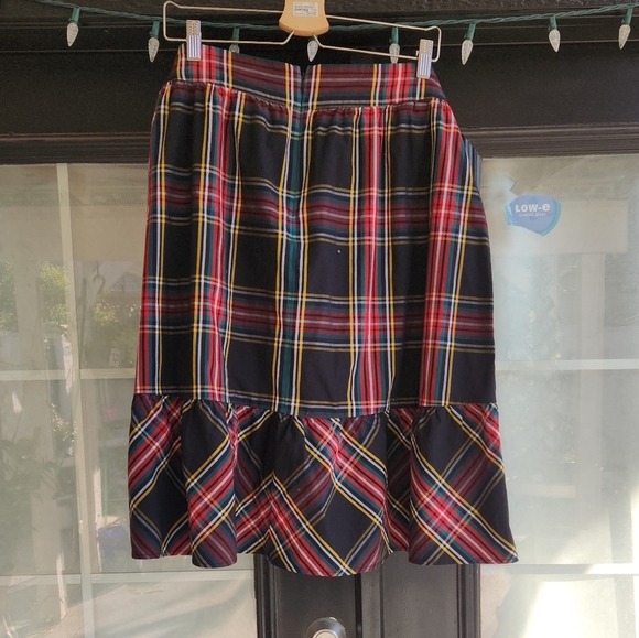 J. Crew Tartan Plaid  Skirt - Picture 4 of 5